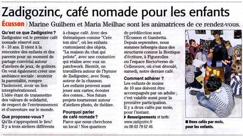 Article paru dans Midi Libre